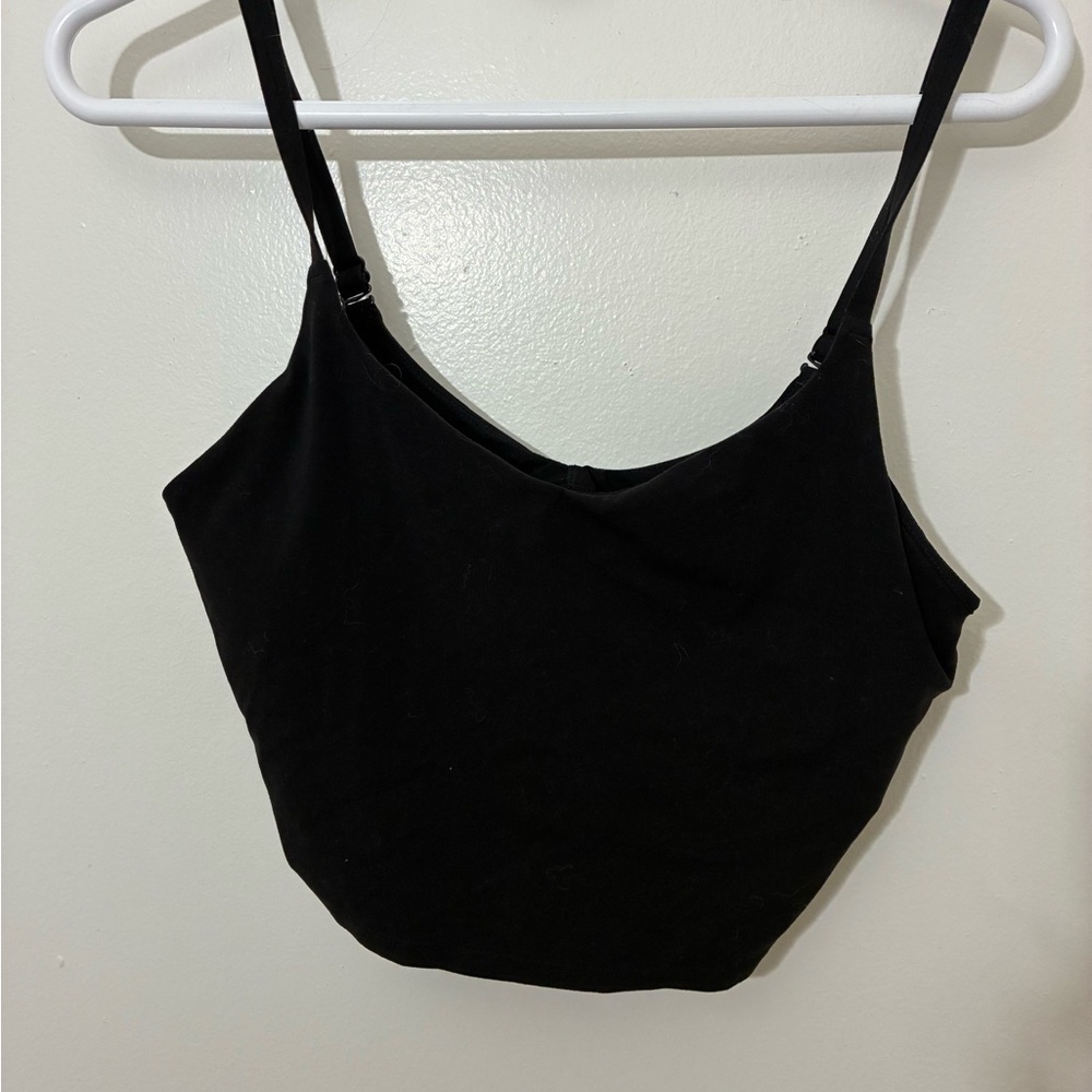 Athleta V-Neck Crop Bra Size S